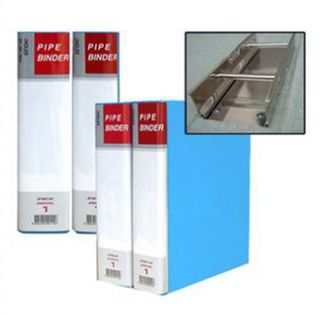 진홍 합지 2공파이프바인더 A4(90mm/홀80) 민자(세로형/넓은면) 하늘 #JF611 