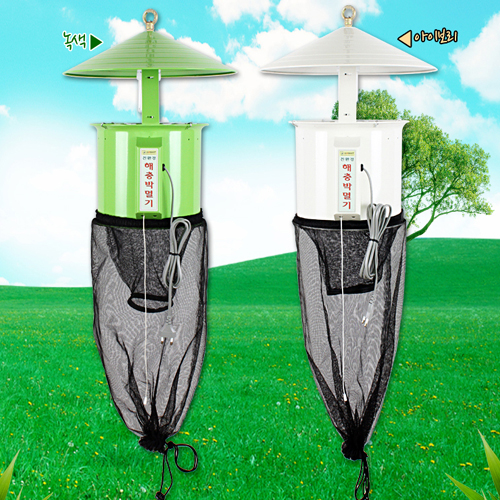 <국산>한빛 실내/외 겸용 올래(olleh) 친환경 파리 모기 해충퇴치 포충기(200평형)[HV-1010]