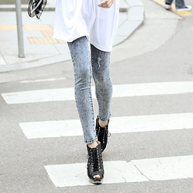 [인기예감]09975.빈티지 네츄럴 스크래치 /빈티지한 워싱감이 매력적인 팬츠/스타일링이 쉬운 잇아이템!