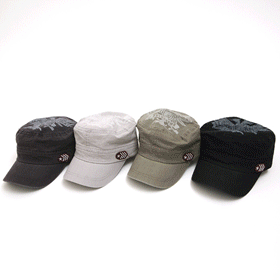 09055. 빈티지 마크 군모 