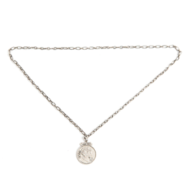 09552. 실버 체인 목걸이 