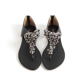 09796 럭셔리 비즈 슈즈 