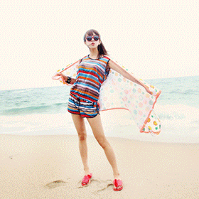 09366. 멀티컬러 스트라이프 4p -K