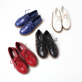 09915. 심플 펀칭 슈즈 