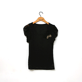 00311. 페미닌 퍼프 레이스 블라우스/고급스러움이 감도는 로맨틱 블라우스/안감이 있어 비침걱정 노!