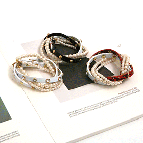 00331.진주 벨트 팔찌