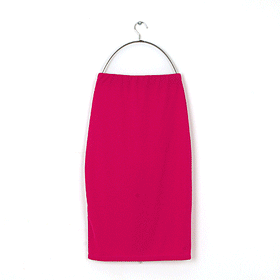 00478.지퍼 밴딩 스커트/신축성 좋은 소재로 쫀쫀하게 슬림한 라인 연출/