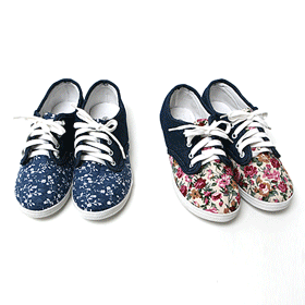 00498.플라워 컨버스 슈즈