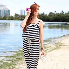 [인기]09529. 스트라이프 멜빵 OPS-H