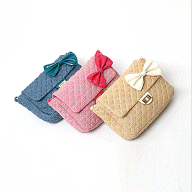 00541.러블리 리본퀄팅백