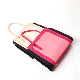 00544. Combination Square Edge/흔히 보기 어려운 개성있는 디자인의 매력적인 백 