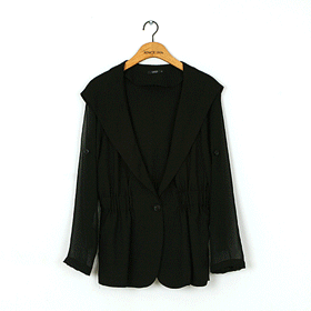 00483. Chiffon banding Hood JP