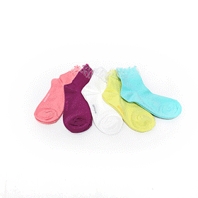 00505. Chiffon dot socks 