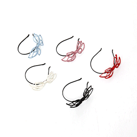 00545. Wire ribbon headband 