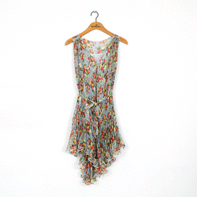 00568. Floral wrinkle OPS-화사하고 러블리한 플로럴 원피스! 굿초이스!!