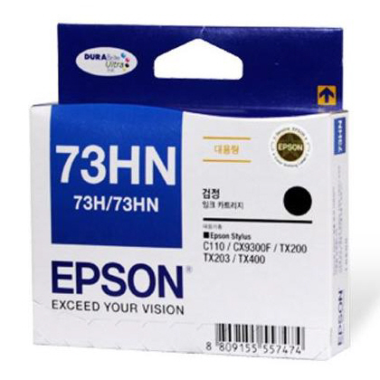 엡손 정품잉크 T104170(73HN)/검정(대용량)