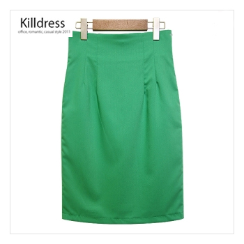 스테디셀러 아이템 심플 절개 하이웨스트 H라인 스커트_L1160