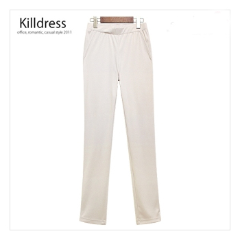 P110517001135.[고객극찬+88사이즈까지]편안한 착용감 심플라인 허리밴딩 여름용 스키니 레깅스/팬츠_L1193