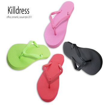 P2011061301.할리우드 스타일 플립플랍 /고탄력P.E 소재