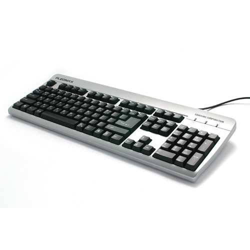 [삼성물산] PLEOMAX PKB-1500 스탠다드 키보드 실버블랙(USB)