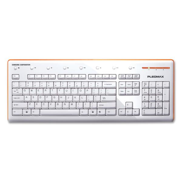 [삼성물산] PLEOMAX K-300 화이트 키보드(USB)