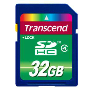 [Transcend] SDHC(Class4) 32GB Flash메모리카드
