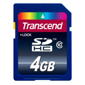 [Transcend] SDHC(Class10) 4GB Flash메모리카드
