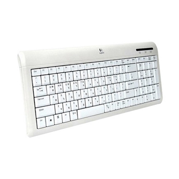 [로지텍] Ultra-Flat 화이트 키보드(콤보)