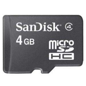 [Sandisk] Micro-SD(Class4) 4GB Flash메모리카드
