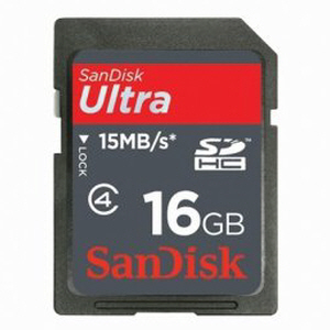 [Sandisk] Ultra SDHC(Class4) 16GB Flash메모리카드