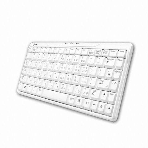 [지피전자] QSENN GP-K7000 화이트 키보드(USB)