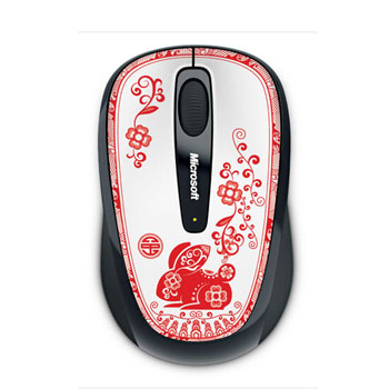 [마이크로소프트] Wireless Mobile 3500 RABBIT 레드 무선마우스(13000FPS/USB)