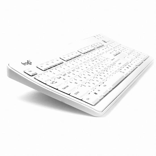 [아이락스] KR-6300 frogs 화이트 키보드(USB)