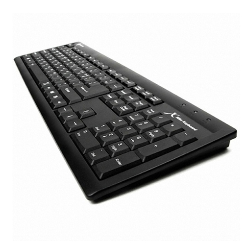 [아이락스] KR-6100 X-Slim 블랙 키보드(USB)