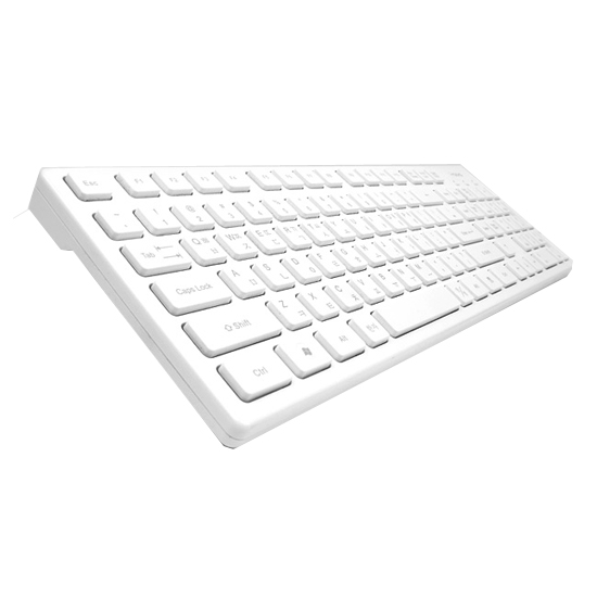 [아이락스] KR-6401 화이트 키보드(USB)