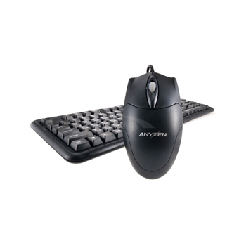 [ANYZEN] K1000C Plus+ 유선패키지(키보드PS2+마우스USB)