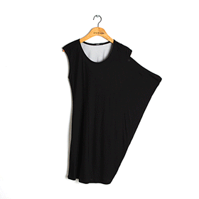 **베스트**00707 unbalanced chiffon back OPS****부드러운 코튼 소재의 촉감이 사랑스러운 아이템,유니크한 디테일, 소장가치 잇 아이템!*******