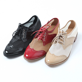 10009 매쉬 라운드 슈즈 