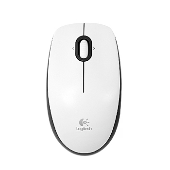 [로지텍] M100 화이트 마우스(1000dpi/USB)