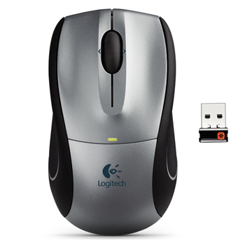 [로지텍] M505 무선 레이저 마우스 라이트실버(1600dpi/USB)