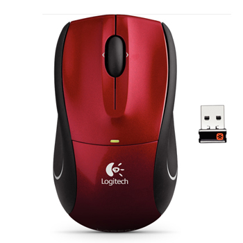 [로지텍] M505 무선 레이저 마우스 레드(1600dpi/USB)