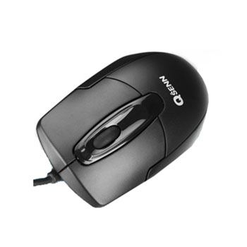 [지피전자] QSENN GP-M3100 블랙 마우스(800dpi/PS2)