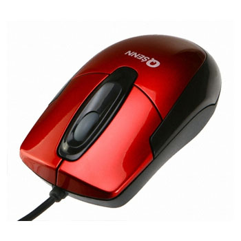 [지피전자] QSENN GP-M3000 Plus 레드 마우스(800dpi/PS2)