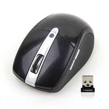 [아이락스] RF-7600L 무선 레이져 마우스 블랙(1600dpi/USB)