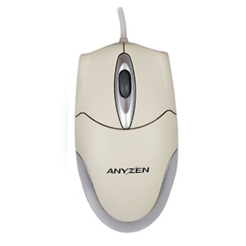 [ANYZEN] SMOP5000WX 화이트 마우스(800dpi/PS2)