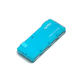 [Actto] HUB-14 소다 4포트 USB허브 블루 