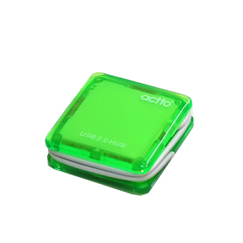 [Actto] HUB-15 요요 4포트 USB허브 그린 
