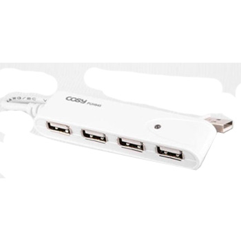 [COSY] PUH945 리니어 4포트 USB허브 화이트(무전원)