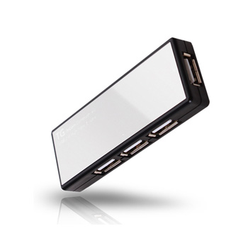 [TG삼보] UH01 Mirror 4포트 USB허브 블랙 