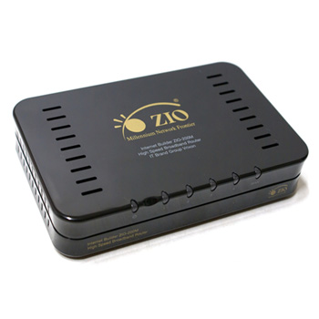 [ZIO] 200M 4포트 블랙 인터넷 유선공유기 